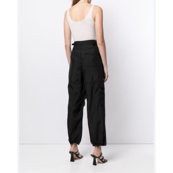 ALEXANDER WANG pack mix hybrid high waisted cargo jeans black size 25 - Picture 3 of 12